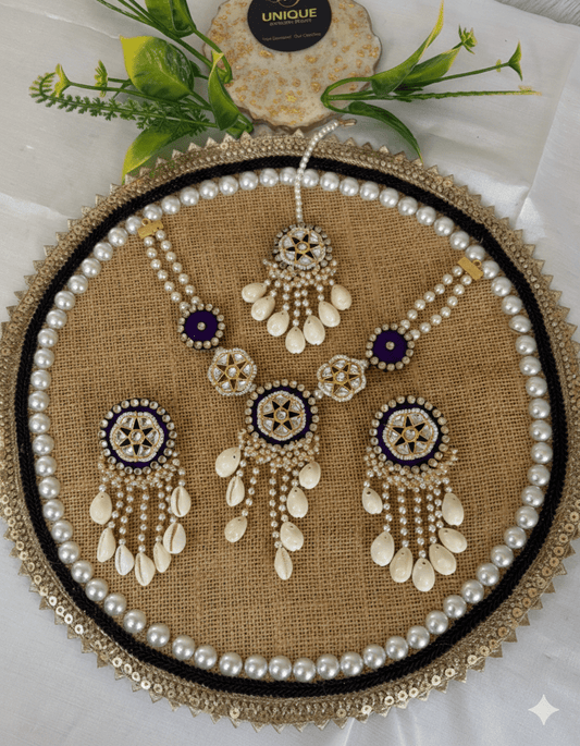 Multi Cowrie Choker Set - shop_name