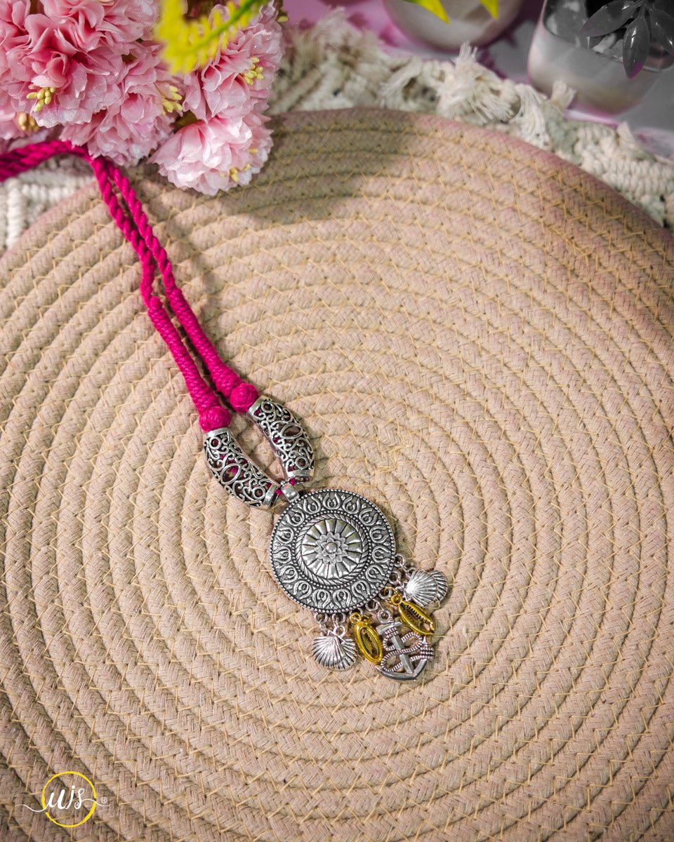 Boho Oxidised Necklace - shop_name