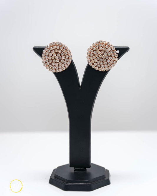 Classic Round Crystal Stud Earrings - shop_name 