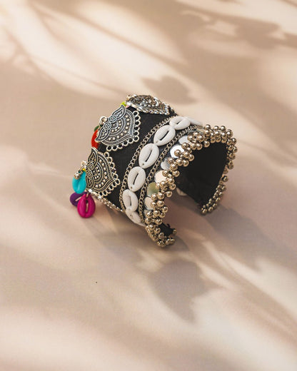 Navratri Kada: Exclusive Adjustable Fabric & Cowry Shell for Garba - shop_name